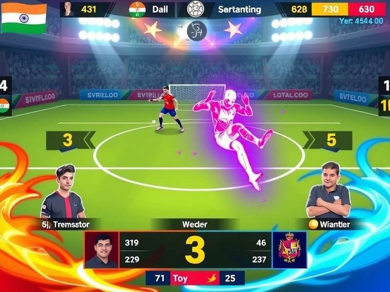 Indian players competing in BFC Heroic Strikers